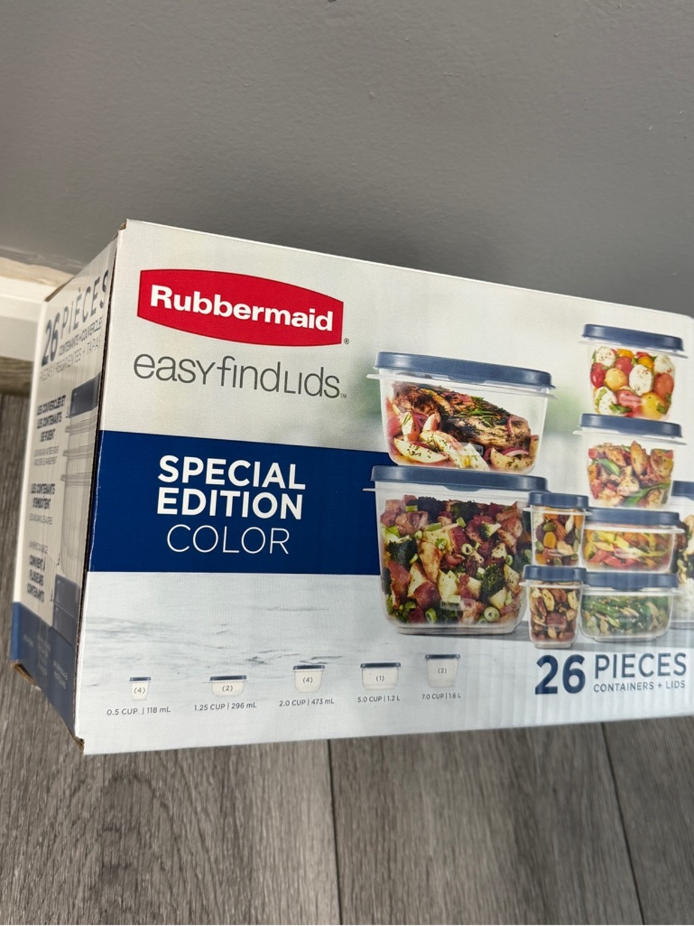 Rubbermaid 26 Pieces Container Set Brand New